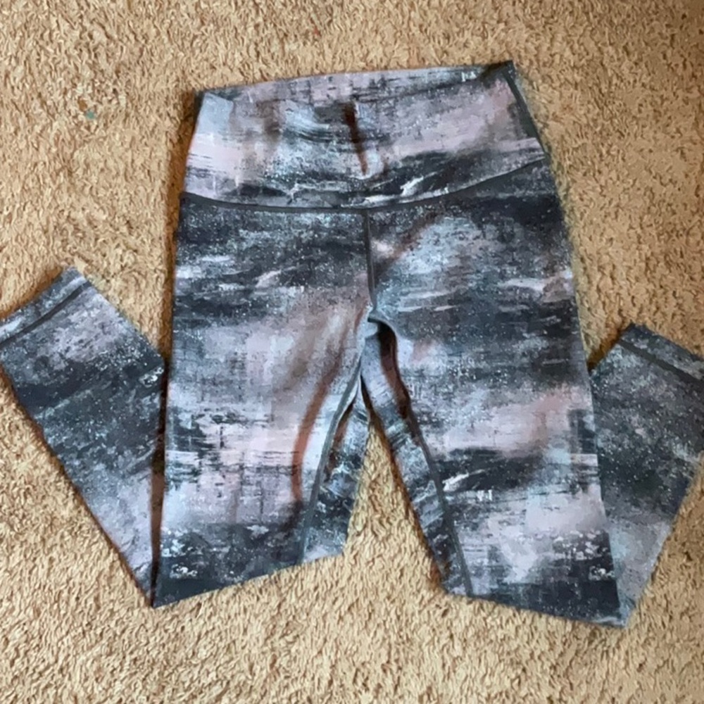Lululemon Wunder Under Azurite Seashell Multi